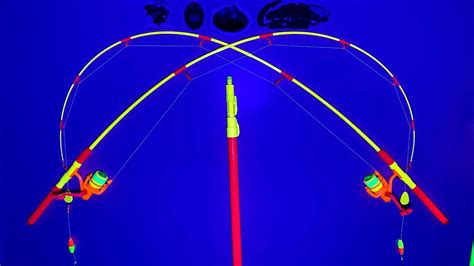 Seeing your fishing rod in the dark. .